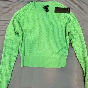 Forever 21 Green Knitted Style Longsleeves